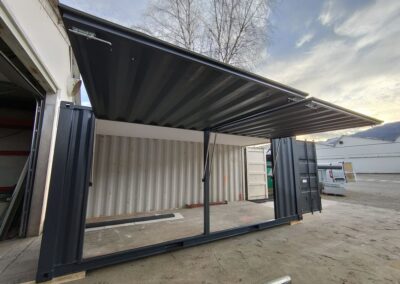 Module container garage container